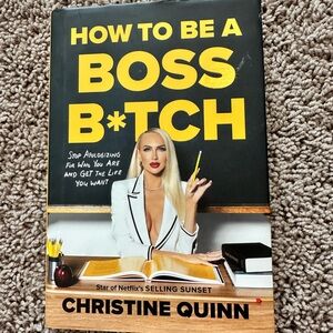 Christine Quinn Selling Sunset Boss Book Hardcover Motivation Career